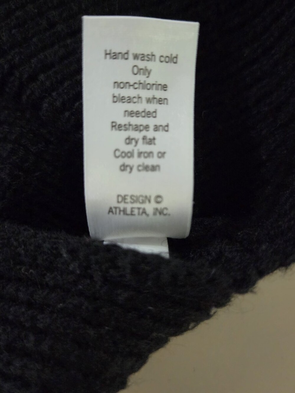 Athleta Black Crewneck Wool Cashmere Bell Sleeve Sweater - Picture 13 of 16